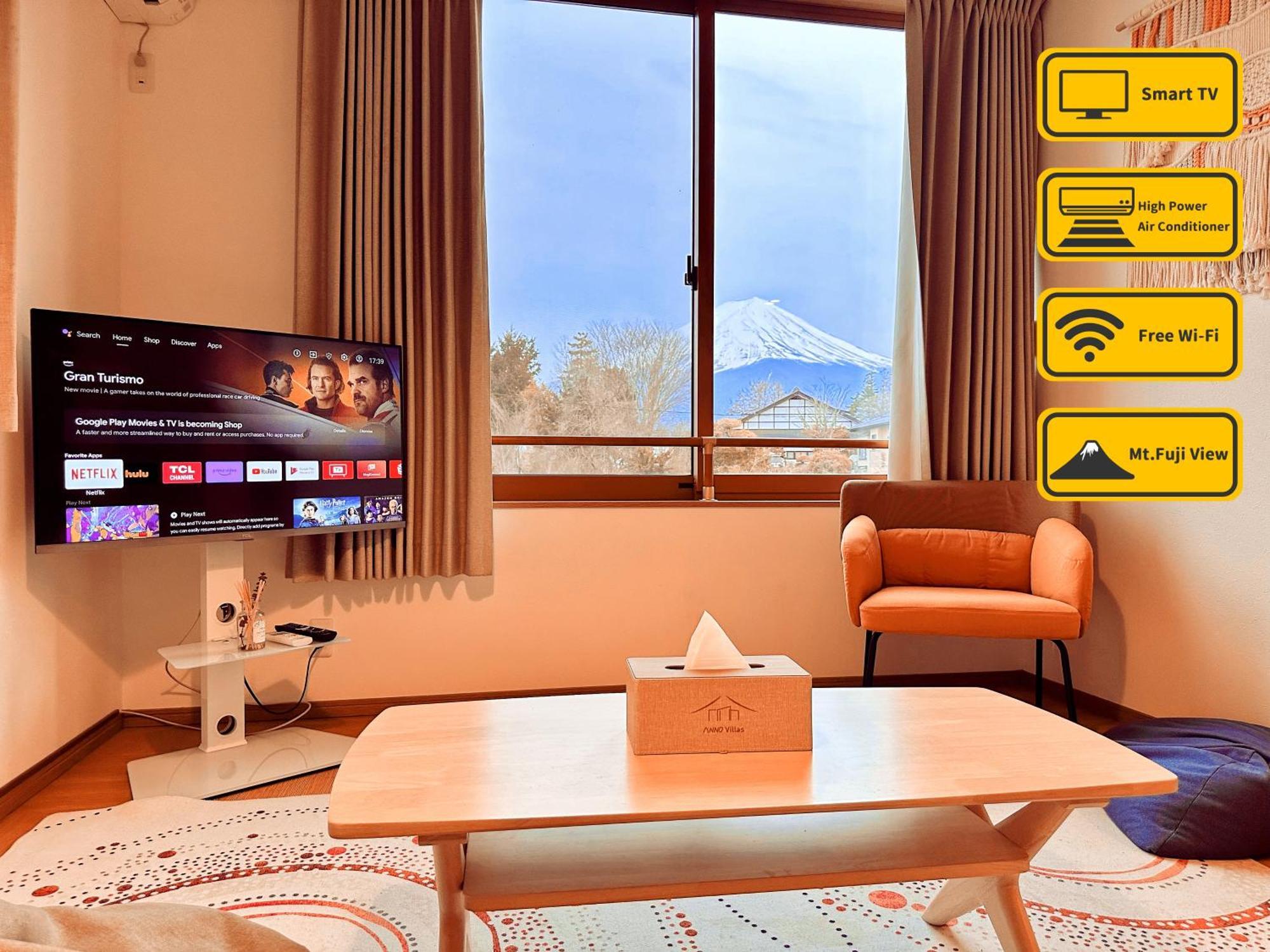 ヴィラ山間堂grandvilla Mt Fuji View Bbq Bonfire Annovillas Sankando Fujikawaguchiko Eksteriør bilde